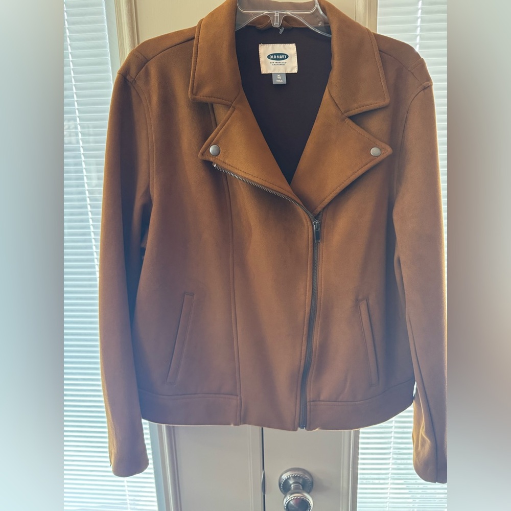 Old Navy Women's Moto Jacket - Size XL